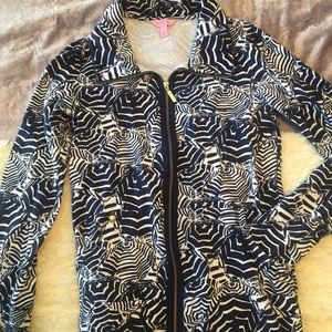 Lilly Pulitzer Oh Cabana Boy zip up